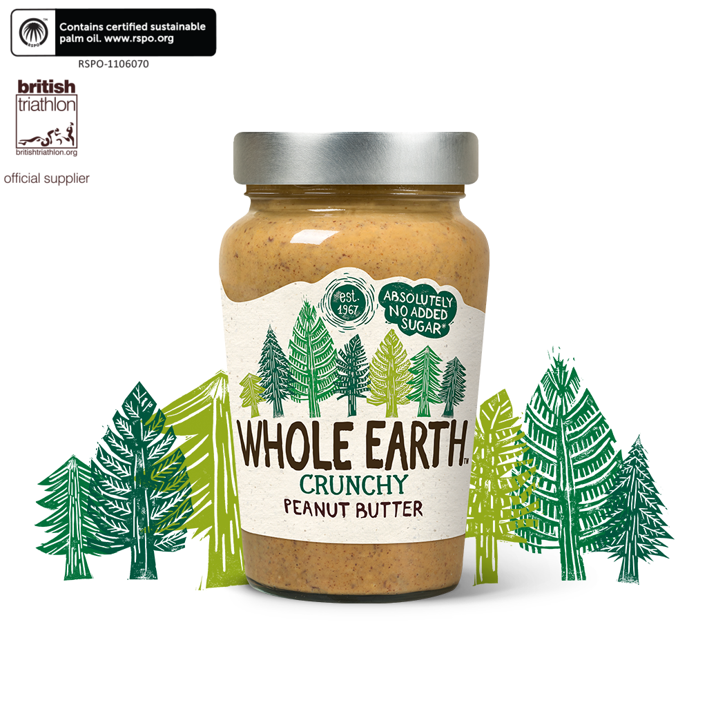 Whole Earth Crunchy Peanut Butter 340G