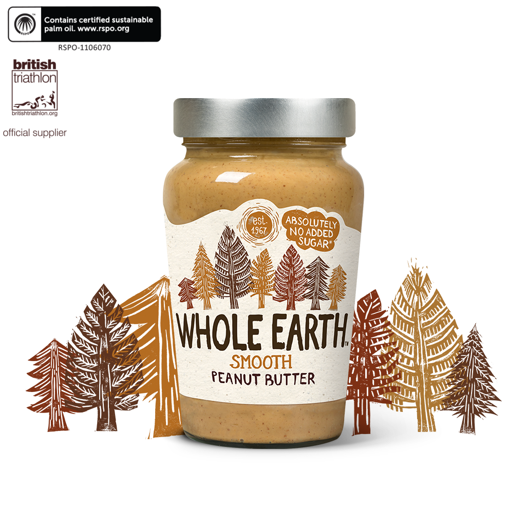 Whole Earth Smooth Peanut Butter 340G