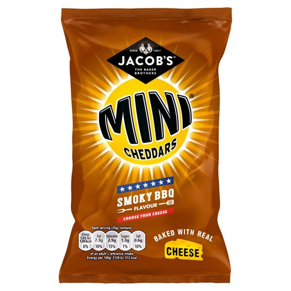 Jacob's Baked Mini Cheddars BBQ Flavours 50g