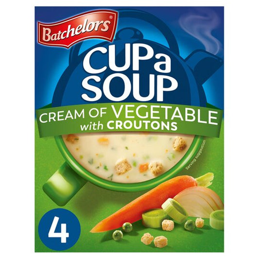 Batchelors Cup a Soup Cream of Vegetable 4 Pack 122g